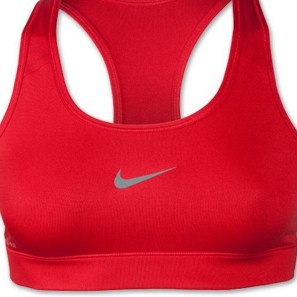 Red Nike Pro Sports Bra